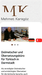 Mobile Screenshot of dolmetscher-karagoez.de